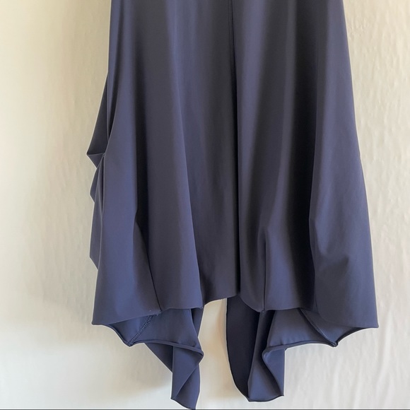 Sun Light Blue Sleeveless Asymmetrical Dress Size 3 - Picture 12 of 15